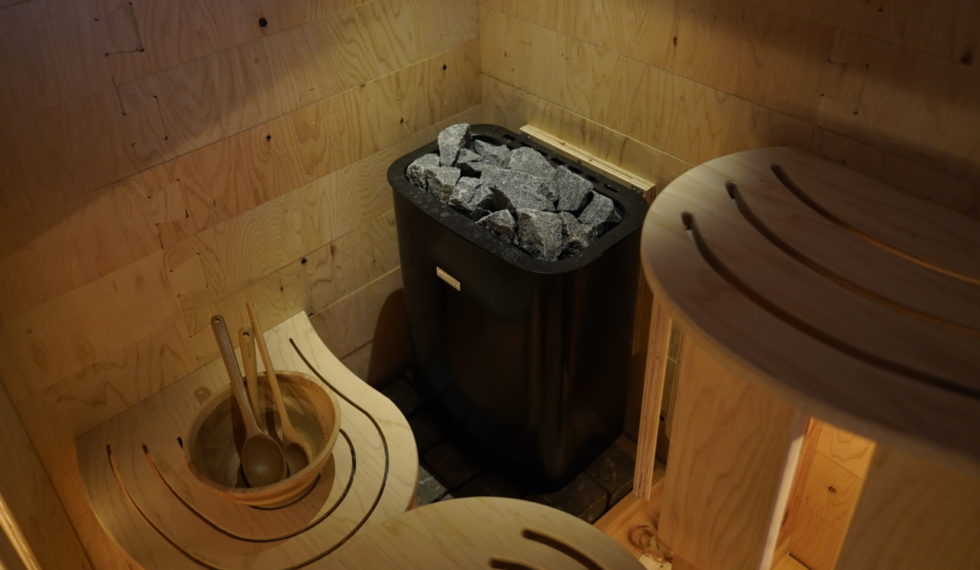 写真：ocomori sauna 室内